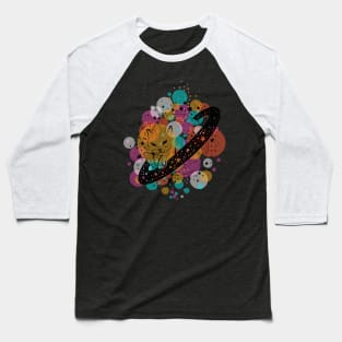 Saturn Kitty Baseball T-Shirt